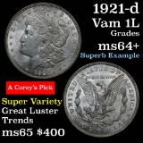 1921-d vam 1L Morgan Dollar $1 Grades Choice+ Unc (fc)