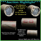 ***Auction Highlight*** Morgan dollar $1 roll ends 1879 & 'cc', better than average circ (fc)