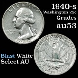 1940-s Washington Quarter 25c Grades Select AU
