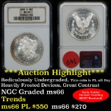 ***Auction Highlight*** NGC 1880-s Morgan Dollar $1 Graded ms66 by NGC (fc)