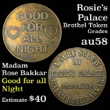 ROSIE'S PALACE Brothel Token Madam Rose Bakkar  Good For all Night Token Grades Choice AU/BU Slider