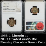 NGC 1956-d Lincoln Cent 1c Graded ms65 BN by NGC