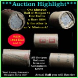 ***Auction Highlight*** Morgan dollar roll ends 1894 & 's', better than average circ Morgan $1 (fc)