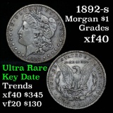 1892-s Morgan Dollar $1 Grades xf (fc)