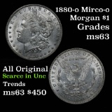 1880-o micro o Morgan Dollar $1 Grades Select Unc (fc)