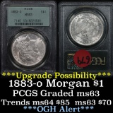 PCGS 1883-o Morgan Dollar $1 Graded ms63 by PCGS