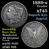 1889-s Morgan Dollar $1 Grades xf+