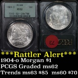 PCGS 1904-o Morgan Dollar $1 Graded ms62 by PCGS