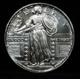 Standing Liberty Quarter replica 1 ounce .999 fine silver 1 oz.