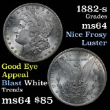 1882-s Morgan Dollar $1 Grades Choice Unc