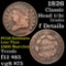 1826 Classic Head half cent 1/2c Grades f details