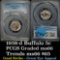 PCGS 1938-d Buffalo Nickel 5c Graded ms66 by PCGS