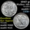 1947-p Walking Liberty Half Dollar 50c Grades GEM+ Unc