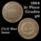 1864 2 Cent Piece 2c Grades g+