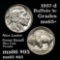 1937-d Buffalo Nickel 5c Grades GEM+ Unc