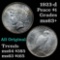 1923-d Peace Dollar $1 Grades Select+ Unc (fc)