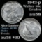 1942-p Walking Liberty Half Dollar 50c Grades Choice AU/BU Slider