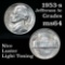 1953-s Jefferson Nickel 5c Grades Choice Unc