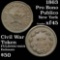 1863 Pro Bono Publico, New York Civil War Token CWT Civil War Token 1c Grades xf+