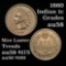 1860 Indian Cent 1c Grades Choice AU/BU Slider