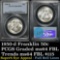 PCGS 1950-d Franklin Half Dollar 50c Graded ms64 fbl by PCGS