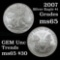 2007 Silver Eagle Dollar $1 Grades GEM Unc