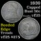 1839 Capped Bust Half Dollar 50c Grades vf+ (fc)
