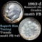 1963-d Roosevelt Dime 10c Grades Gem++ Full Bands