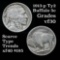 1913-d Ty2 Buffalo Nickel 5c Grades vf++