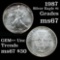 1986 Silver Eagle Dollar $1 Grades GEM++ Unc