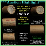 ***Auction Highlight** Solid date Morgan dollar roll 1886-o, better than av