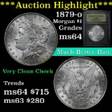*** Auction Highlight *** 1879-o Morgan Dollar $1 Graded Choice Unc by USCG (fc)