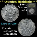 *** Auction Highlight *** 1886-o Morgan Dollar $1 Graded Select Unc by USCG (fc)