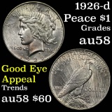1926-d Peace Dollar $1 Grades Choice AU/BU Slider