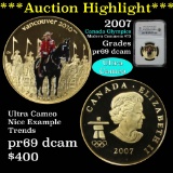 ***Auction Highlight*** NGC 2007 Canada Olympics Gold Commemorative $75 Graded pr69 dcam by NGC (fc)