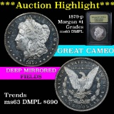 *** Auction Highlight *** 1879-s Morgan Dollar $1 Graded Select Unc DMPL by USCG (fc)