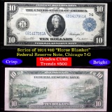 Series of 1914 $10 Federal Reserve Note, Chicago 7-G Grades Choice Select Crisp Unc