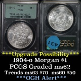 1904-o Morgan Dollar $1 Graded ms62 by PCGS