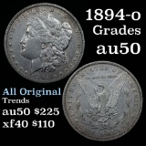 1894-o Morgan Dollar $1 Grades AU, Almost Unc (fc)