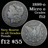 1899-o micro o Morgan Dollar $1 Grades f, fine