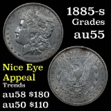 1885-s Morgan Dollar $1 Grades Choice AU