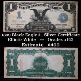 1899 Black Eagle Silver Certificate $1 Grades xf+ (fc)