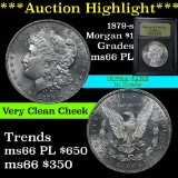 *** Auction Highlight *** 1879-s Morgan Dollar $1 Graded GEM+ UNC PL by USCG (fc)