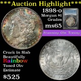 ***Auction Highlight*** PCGS 1898-o Morgan Dollar $1 Graded ms65 by PCGS (fc)