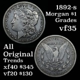 1892-s Morgan Dollar $1 Grades vf++ (fc)