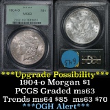 1904-o Morgan Dollar $1 Graded ms63 by PCGS