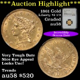 ***Auction Highlight*** NGC 1861 Type 2 Gold Liberty Quarter Eagle $2 1/2 G