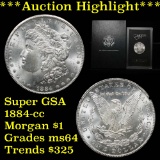 ***Auction Highlight*** 1884-cc GSA Morgan Dollar $1 Grades Choice Unc (fc)