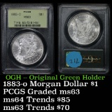 ***Auction Highlight*** PCGS 1883-o Morgan Dollar $1 Graded ms63 by PCGS (fc)