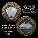 Limited Edition  $10 gaming token .999 fine Silver Colorado Belle 